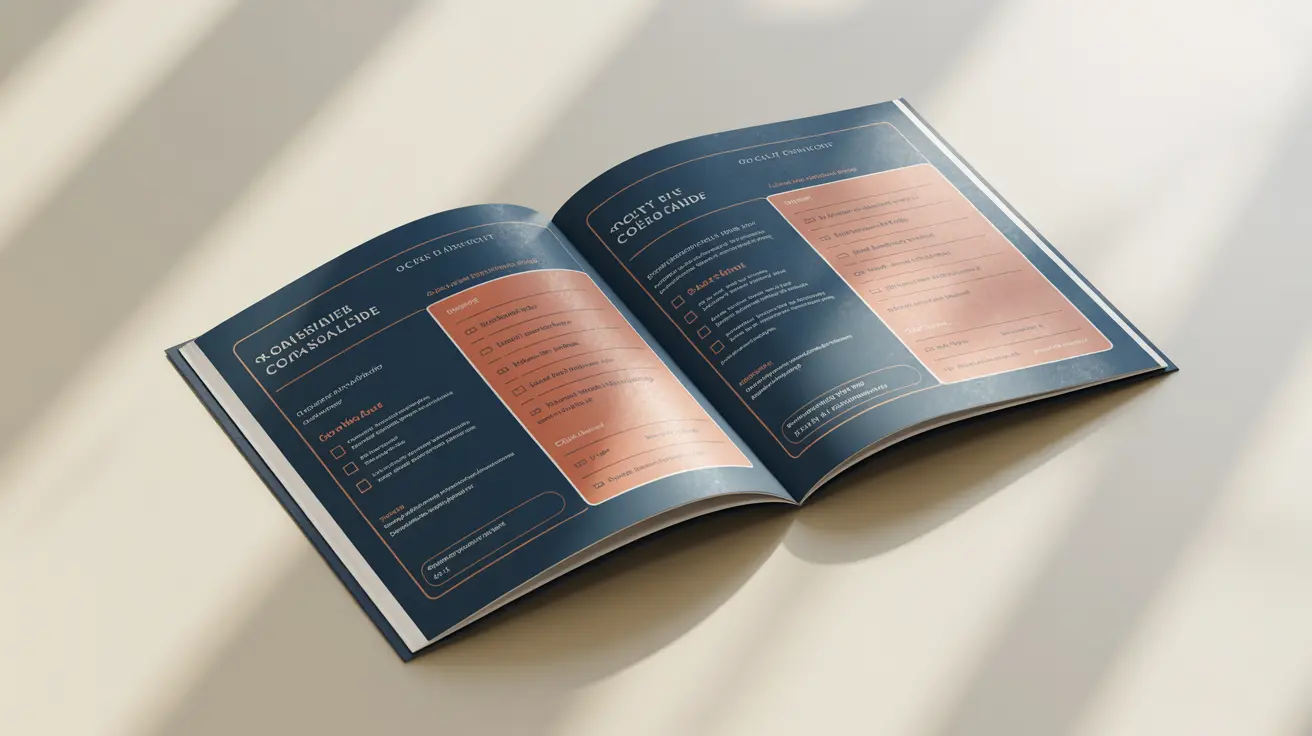 Partner's Reset Guide open spread showing boundary frameworks and conversation scripts